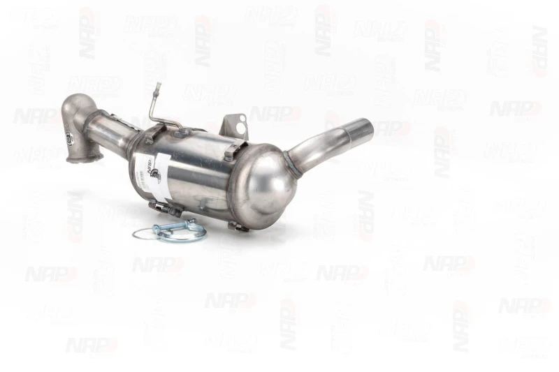 Image of NAP carparts CAD10650 Particulate Filter with fastening/mounting material Cordierite Soot-/ Particle Filter,exhaust system (1256)