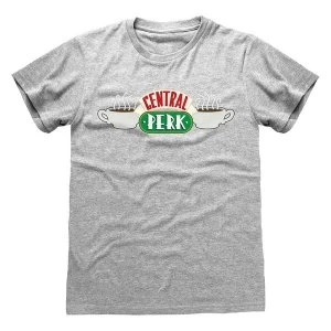 Image of Friends - Central Perk Unisex Large T-Shirt - Grey