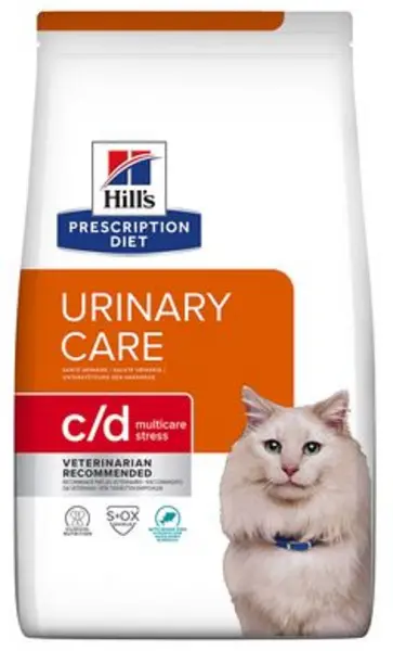 image of Hill's Prescription Diet Feline c/d Stress Urinary Care Chicken Cat Food 1.5kg