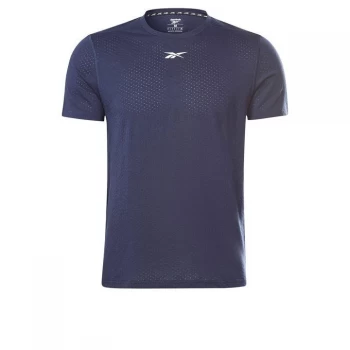 Image of Reebok WOR Mesh T Shirt Mens - Vector Navy