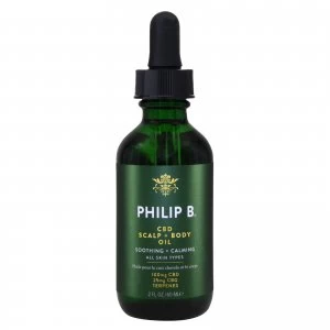 image of Philip B CBD Scalp and Body Oil 60ml