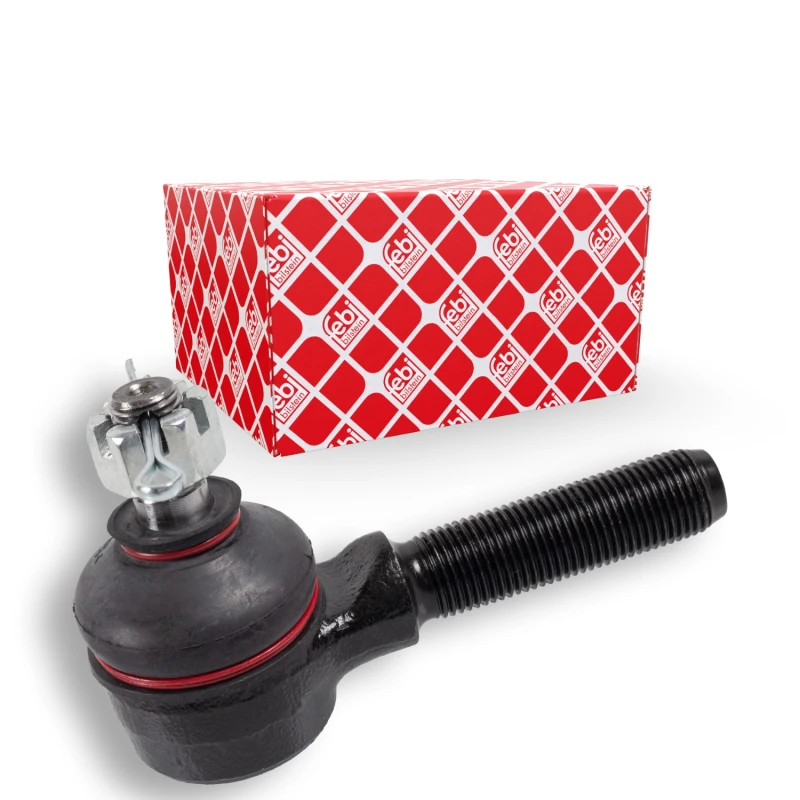 Image of FEBI BILSTEIN 12940 Track rod end with crown nut Cast Steel Tie Rod End (914)