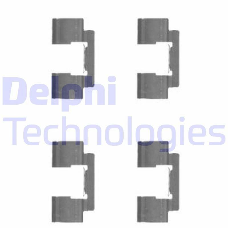 Image of DELPHI Brake pad fitting kit DELPHI LX0481