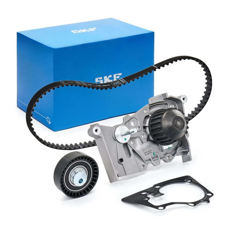 Image of SKF VKMC 06009 Water Pump + Timing Belt Kit with gaskets/seals, Number of Teeth: 96 Water Pump & Timing Belt Kit (3096)