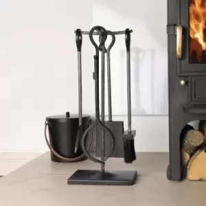 Image of Charles Bentley Blackthorn Fireside Companion Set