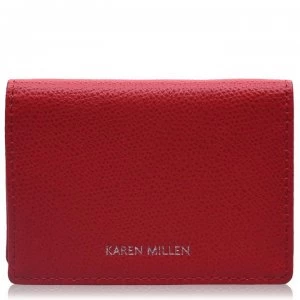 image of Karen Millen Courtney Card Holder - LIPSTICK 600