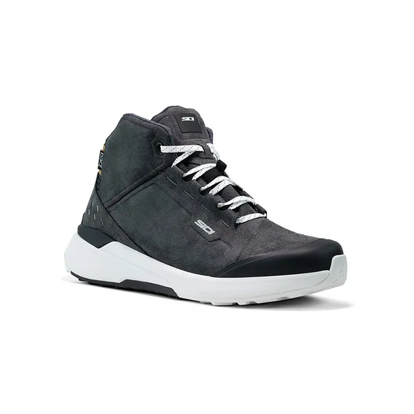 Image of Sidi Nucleus Shoes Black White Size 45