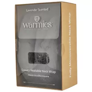 Image of Warmies Luxury Fully Heatable Neck Wrap- Steel Grey