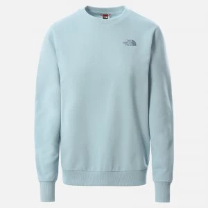 Image of The North Face Womens P.U.D Logo Crew Neck Sweatshirt - Tourmaline Blue - L