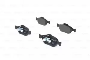 Image of Bosch 0986424558 BP306 Brake Pad Set Disc Brake Front Axle