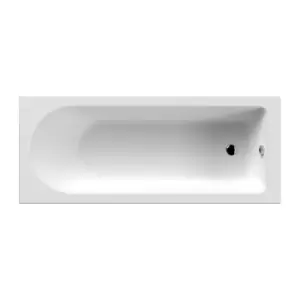 Nuie Barmby Standard Single Ended Bath 1600 X 700mm - White