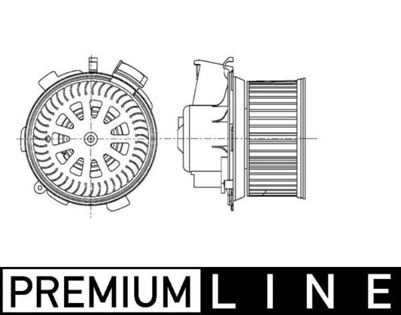 Image of Blower motor MAHLE AB 66 000P