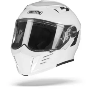Image of Simpson Darksome Solid White Flip Up M