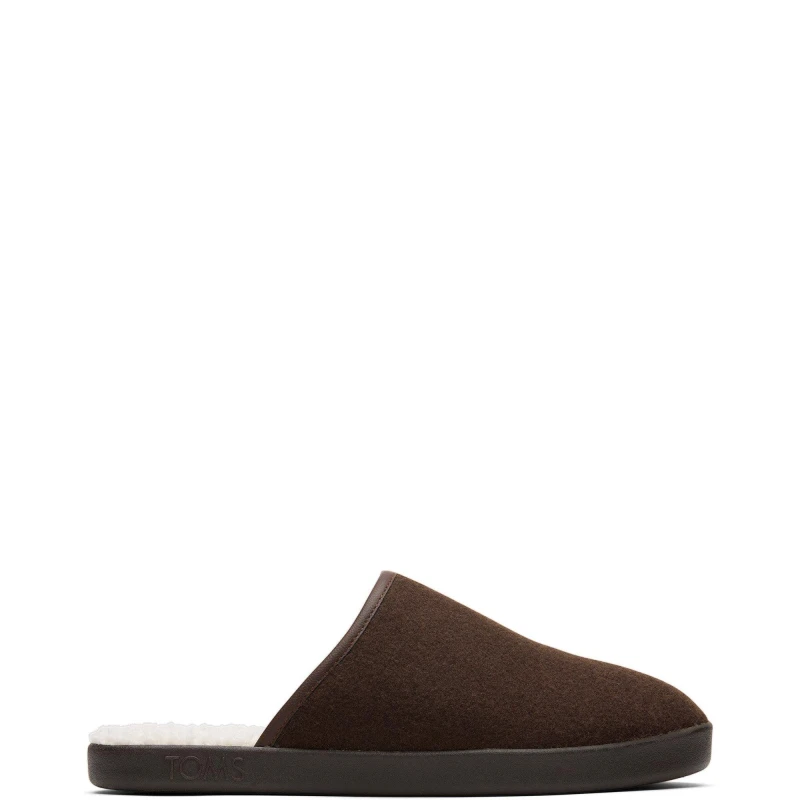 Image of TOMS 'Harbor' Mens Mule Slippers Brown