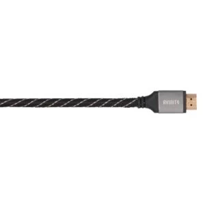 Image of Avinity High Speed HDMI Cable, plug - plug, fabric, gold-plated, Ethernet, 0.75 m