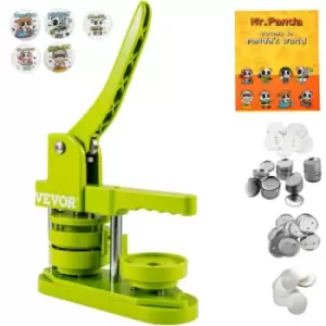 image of VEVOR Button Maker Machine, Installation-Free Badge Punch Press Kit, 58mm (2.25 inch) Pin Maker, Button Making Supplies with 100pcs Button Parts & Cir