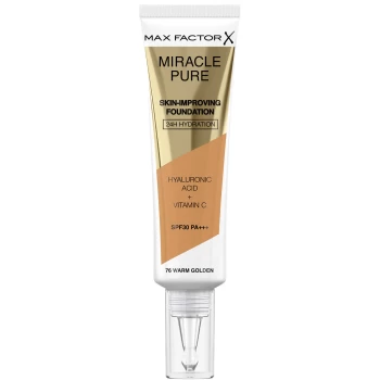 image of Max Factor Healthy Skin Harmony Miracle Foundation 30ml (Various Shades) - Warm Golden