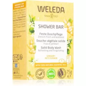 image of Weleda Shower Bar Ginger Bar Soap with Ginger 75 g