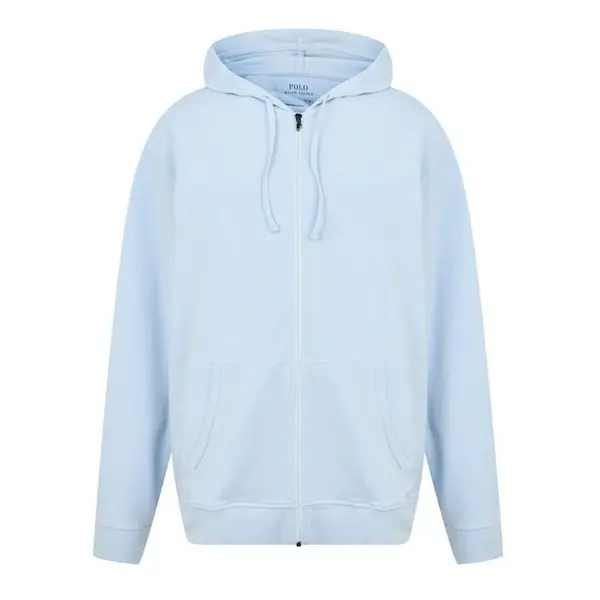 Image of Ralph Lauren Lounge Stretch Cotton Hoody - Blue S