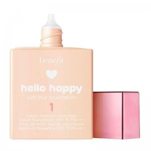 Image of Benefit Hello Happy Soft Blur Liquid Foundation 30ml Shade 1