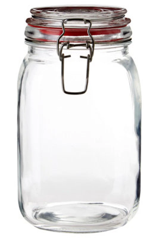 Image of Premier Housewares Square Deli 1500ml Deli Jar Clear