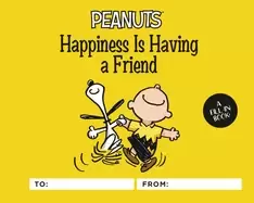 Image of peanuts happiness is having a friend a fill in book