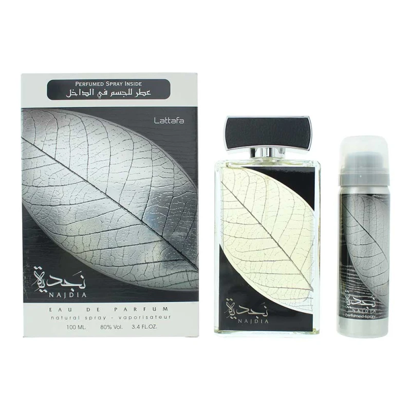 Image of Lattafa Najdia Gift Set Eau de Parfum And Deospray 50ml + 100ml