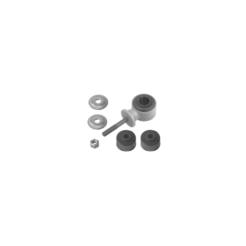 Image of FEBI BILSTEIN 09475 Anti-roll bar link OE Turbo NEW, Front Axle Right, with fastening/mounting material Link Stabiliser (3229)