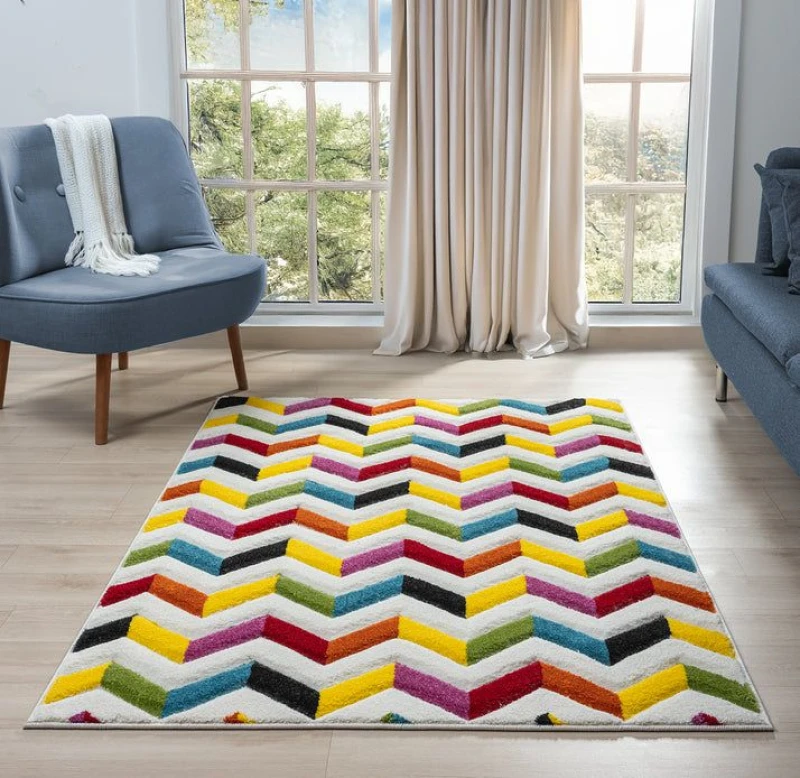 Image of Ultimate Rug SPECTRA CARVED CORAL MULTI Multi 66/230cm