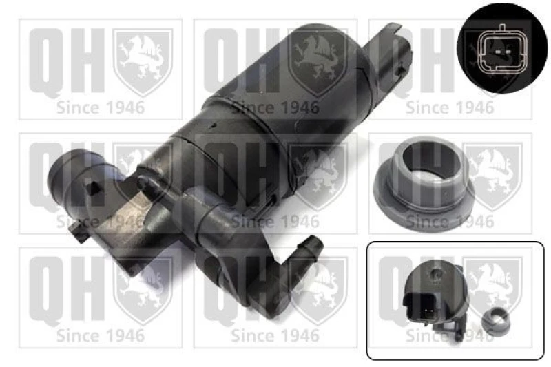Image of QUINTON HAZELL Windscreen washer pump QUINTON HAZELL QWP035