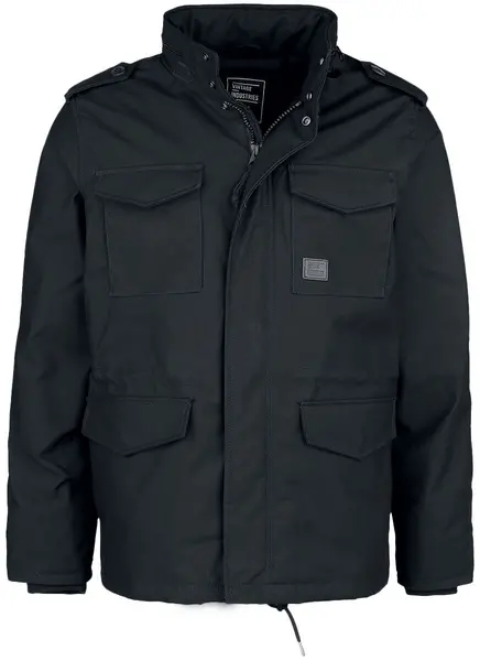 Image of Vintage Industries Brent parka Winter Jacket black