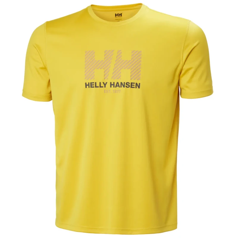 Image of T-Shirt Helly Hansen Tech Graphic 2.0 Jaune Male 2XL