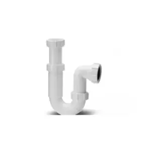 Image of Polypipe 40mm Adjustable P Trap Seal White 75mm PWT63