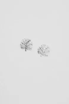 Image of Sterling Silver 925 Tree of Love Stud Earrings