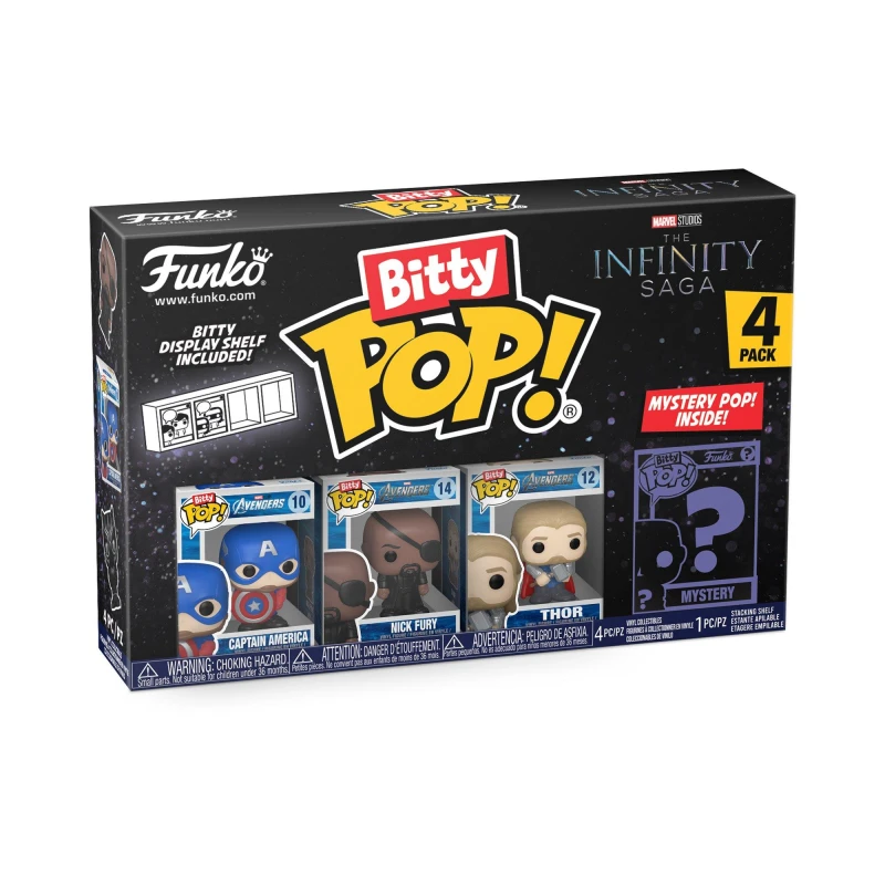 Image of Funko Bitty Pop: The Avengers Classics 4 Pack Multi unisex