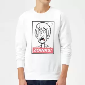Image of Scooby Doo Zoinks! Sweatshirt - White - XXL