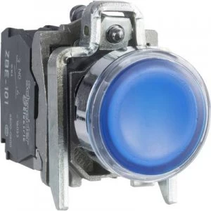 Image of Schneider Electric Harmony XB4BW36B5 Pushbutton Planar 1-button Blue Push