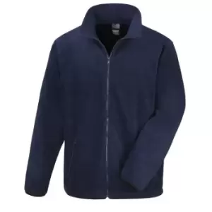 Image of Result Mens Core Fashion Fit Outdoor Fleece Jacket (2XL) (Navy Blue)