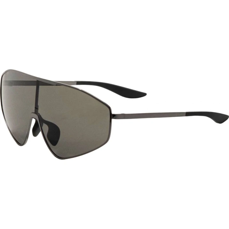 Image of Nike IF0986X-021-66 Echo Shield Sunglasses in Silver Silver Unisex One Size
