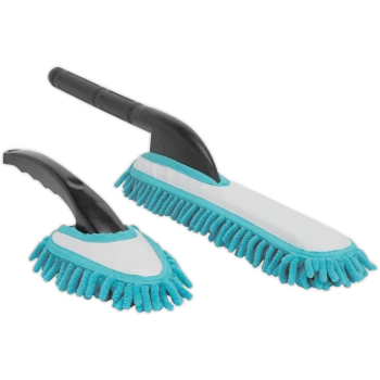 Image of Sealey 2 Piece Microfibre Brush Set