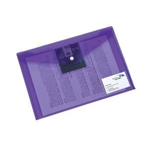 Image of 5 Star A4 Office Pocket Polyfile Diskette Polypropylene Assorted 1 x Pack of 5