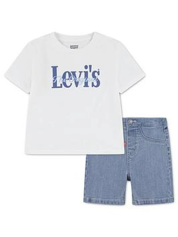 Image of Levis Kids Clothing Set - White Male One Size