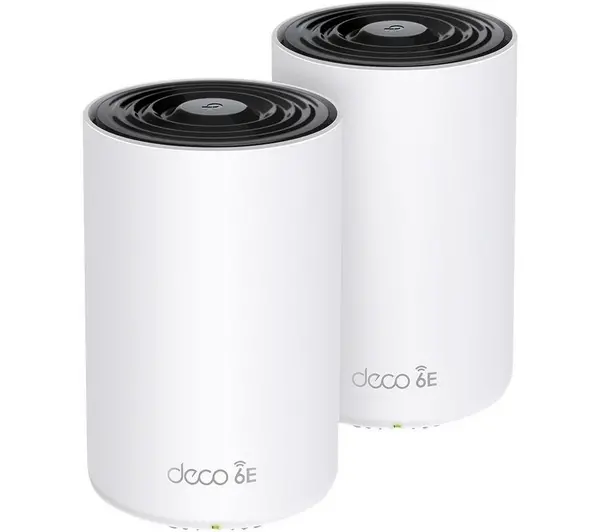 image of TP-LINK Deco XE75 Pro Whole Home WiFi System - Twin Pack, White 4897098685013