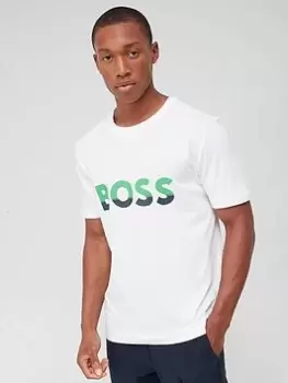 Image of BOSS 1 Logo T-Shirt - White, Size 2XL, Men
