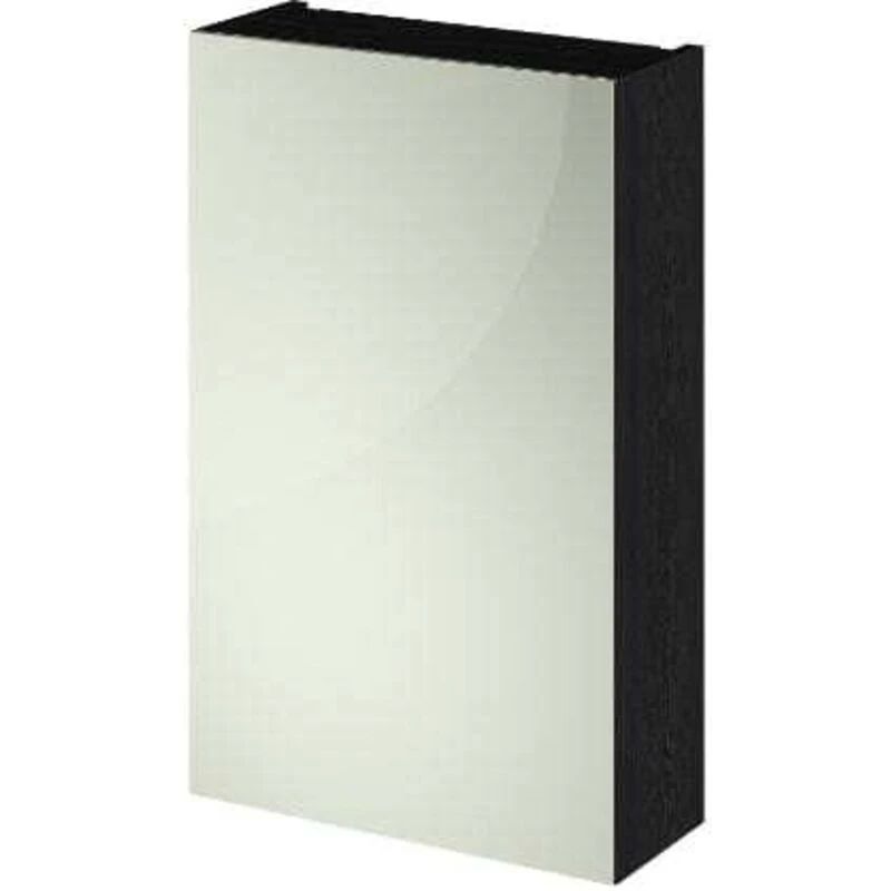 Image of Hudson Reed Athena & Fusion 450mm Single Mirror Cabinet, Wall-Mounted, 182mm Deep, 715mm High