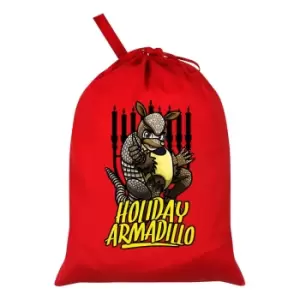 image of Grindstore The Holiday Armadillo Santa Sack (One Size) (Red)