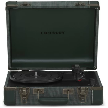 Image of Executive Portable USB Turntable w/Bluetooth Out - Pine