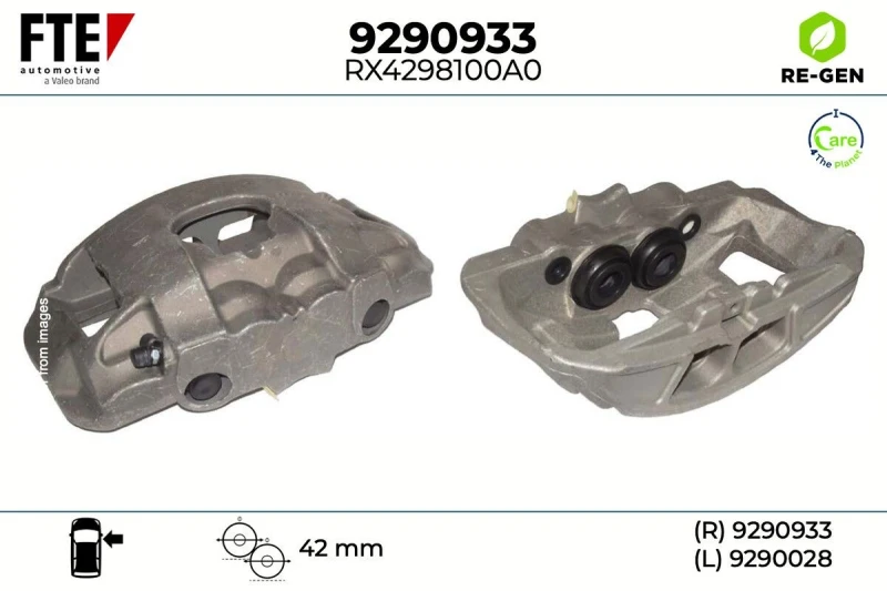 Image of Brake caliper FTE 9290933