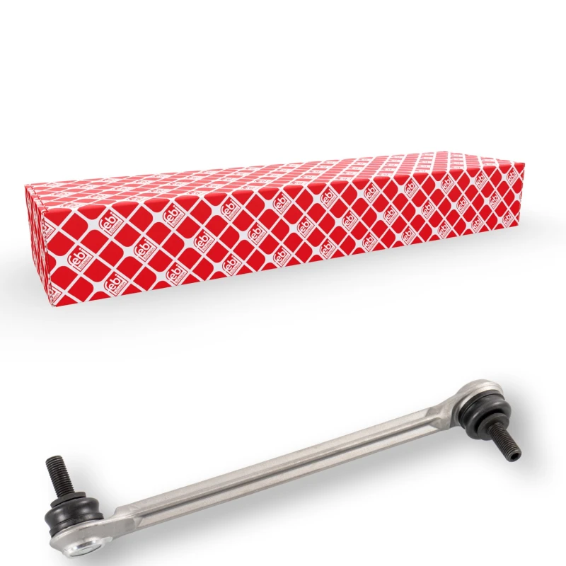 Image of FEBI BILSTEIN 38053 Anti-roll bar link Front Axle Left Aluminium Link Stabiliser (3229)