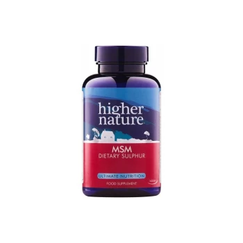 Image of MSM Sulphur 1000mg Tablets - 180s - 57625 - Higher Nature